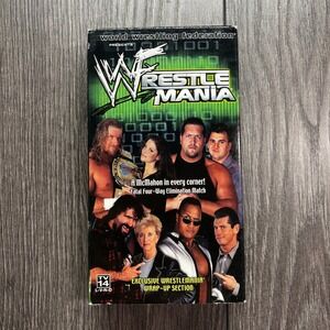 Vintage WWF WrestleMania 2000 VHS Tape World Wrestling Federation Attitude Era
